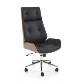 Кресло компьютерное HALMAR WEBSTER черный/орех